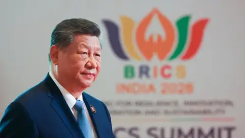 El presidente chino, Xi Jinping, durante su participación en la cumbre de los BRICS El presidente chino, Xi Jinping, durante su participación en la cumbre de los BRICS