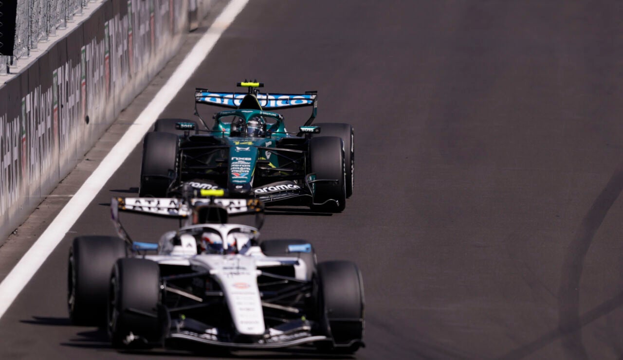 Fernando Alonso y Carlos Sainz en el GP de Madrid