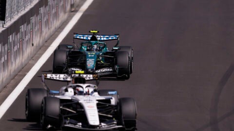 Fernando Alonso y Carlos Sainz en el GP de Madrid