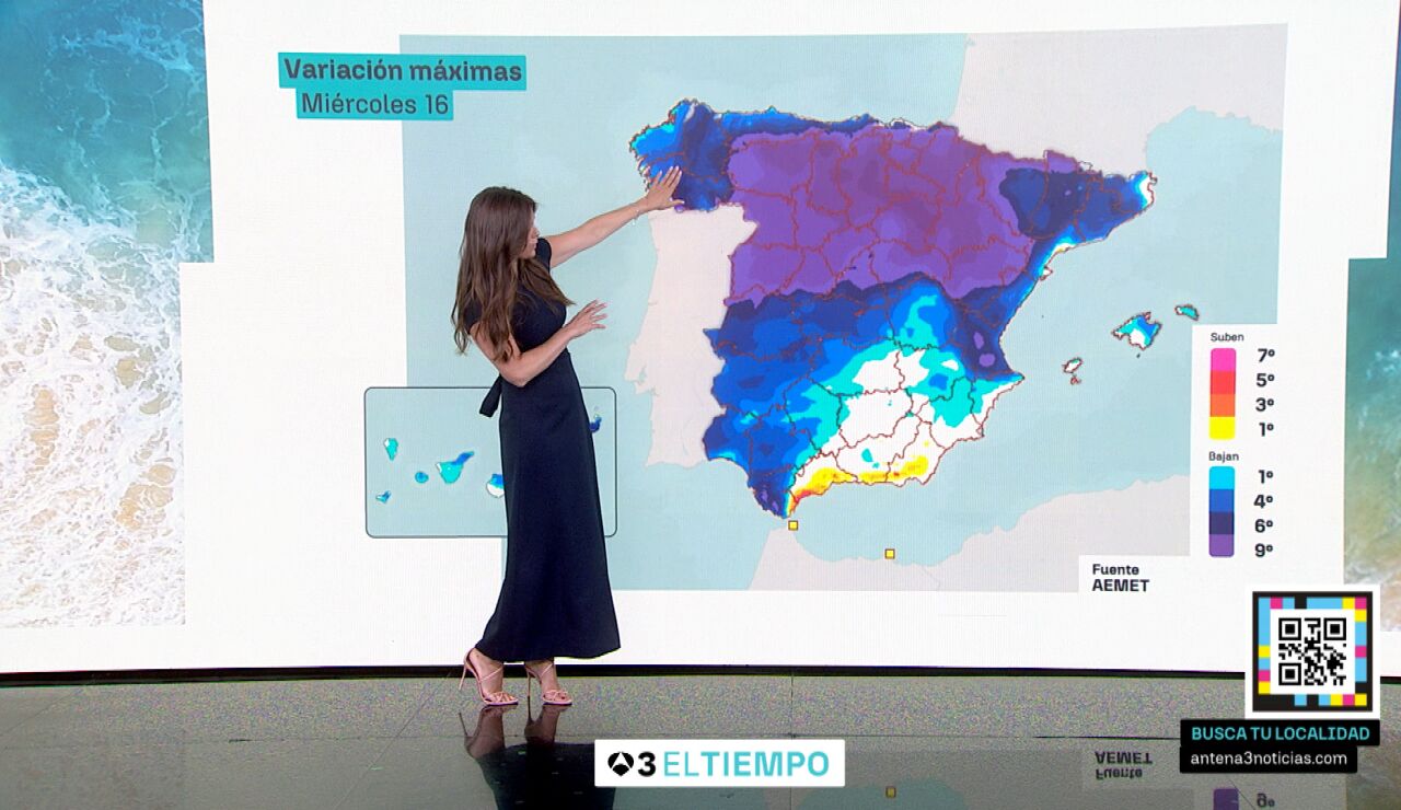 Mercedes Mart&iacute;n y la previsi&oacute;n del tiempo del martes 15 de septiembre
