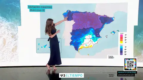 Mercedes Martín y la previsión del tiempo del martes 15 de septiembre Mercedes Martín y la previsión del tiempo del martes 15 de septiembre