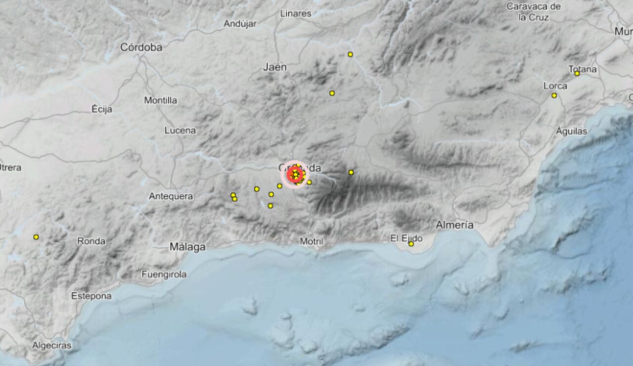 Terremoto en Churriana de la Vega, Granada
