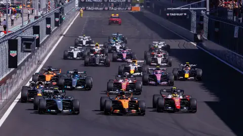 Salida del Gran Premio de España de Fórmula 1 en el circuito de Madring Salida del Gran Premio de España de Fórmula 1 en el circuito de Madring