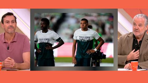 Marcos de Quinto comprende a Mbapp&eacute; y a Vinicius tras quitarse la camiseta de apoyo a Ceuta
