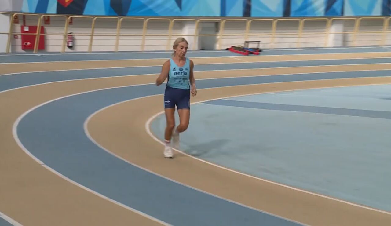 Pepi, campeona del mundo en 400 metros categor&iacute;a m&aacute;ster con 76 a&ntilde;os