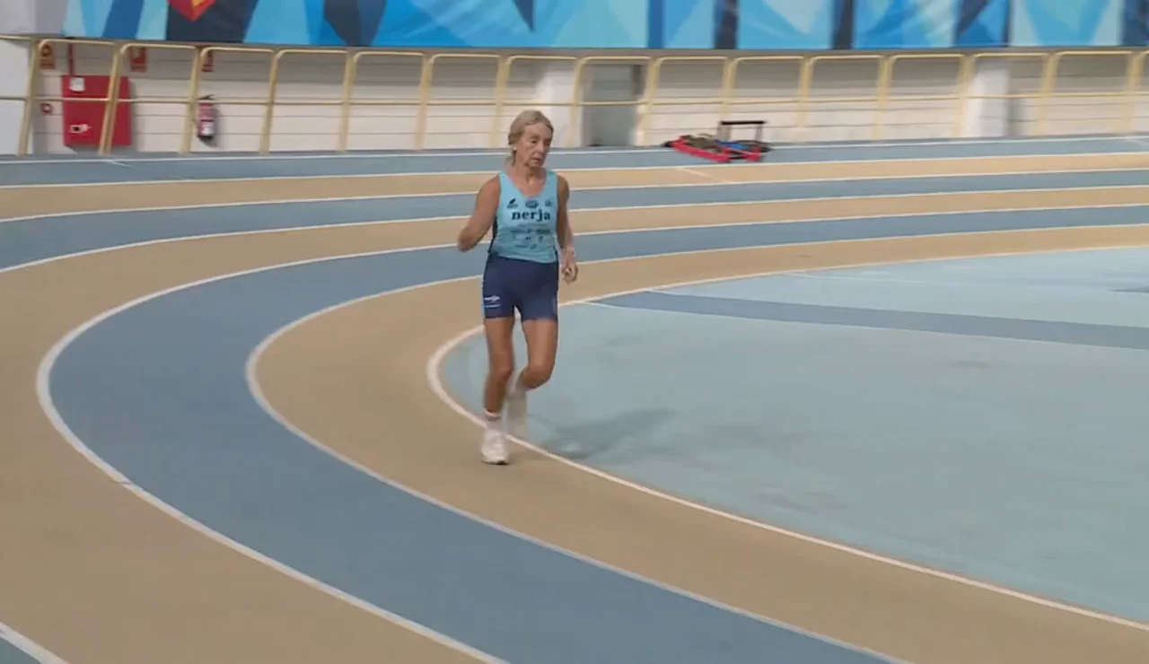 Pepi, campeona del mundo en 400 metros categoría máster con 76 años