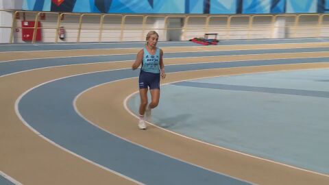 Pepi, campeona del mundo en 400 metros categor&iacute;a m&aacute;ster con 76 a&ntilde;os