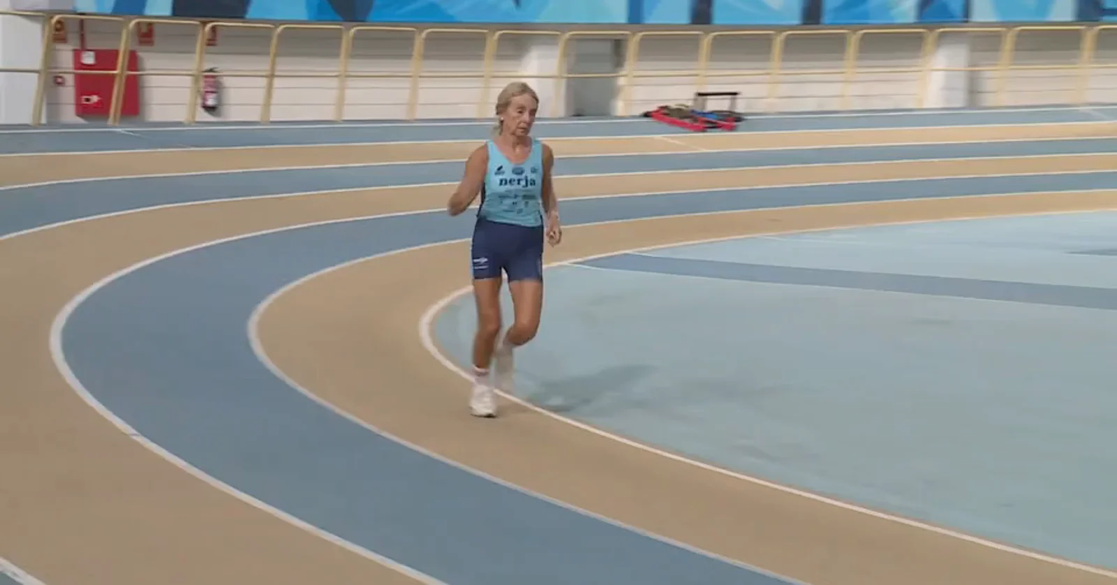 Pepi, campeona del mundo en 400 metros categoría máster con 76 años: "Salir del sofá es lo más importante"