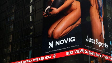 El anuncio de Sydney Sweeney en Times Square, Nueva York
