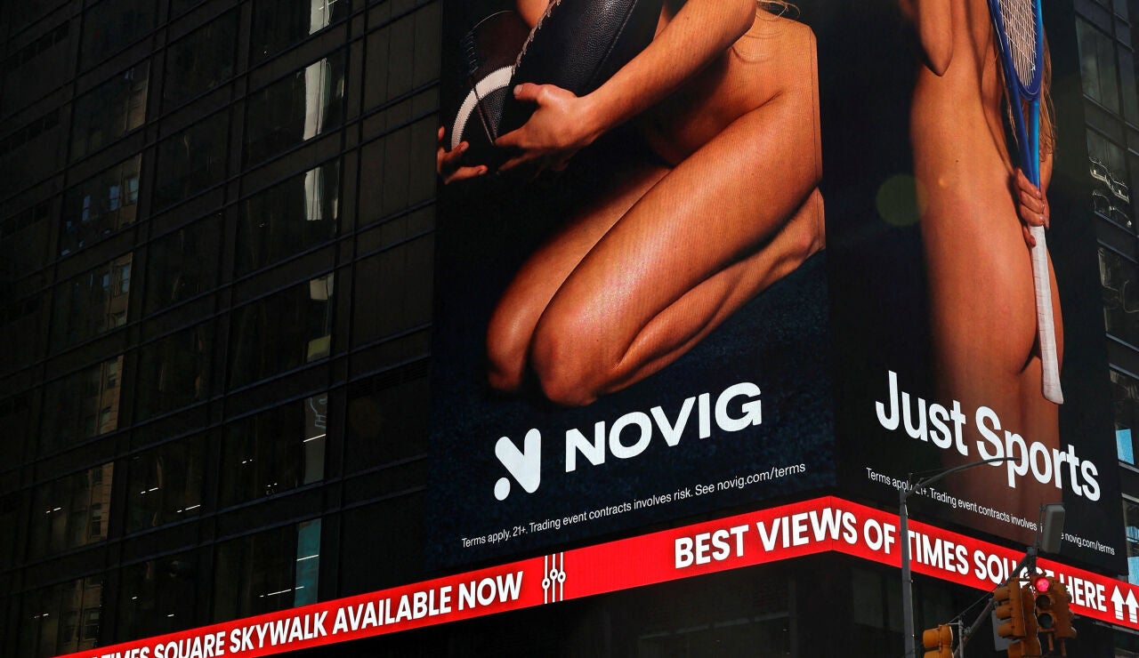 El anuncio de Sydney Sweeney en Times Square, Nueva York
