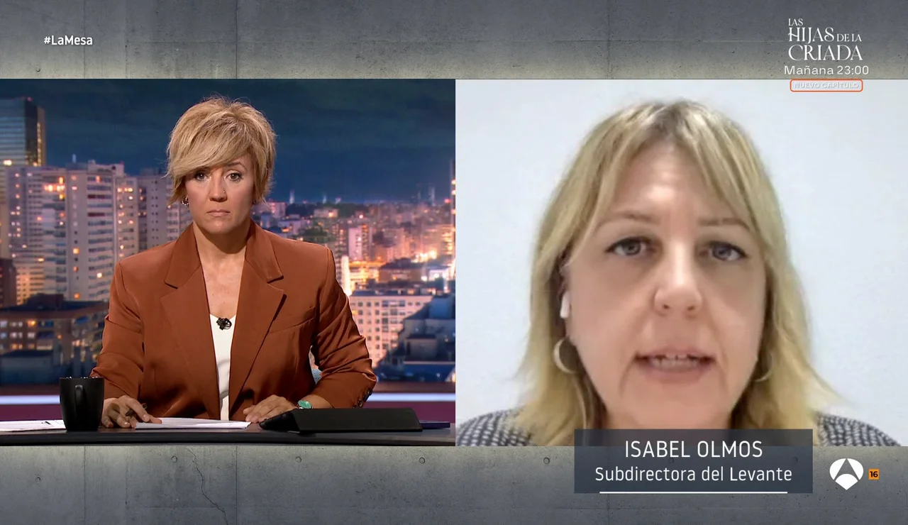 Isabel Olmos, subdirectora de Levante, sobre las lluvias en Valencia: "Ha sido muchísimo peor de lo previsto"