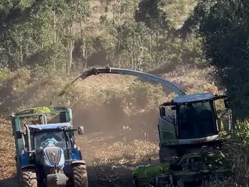 Imagen de un tractor. Imagen de un tractor.