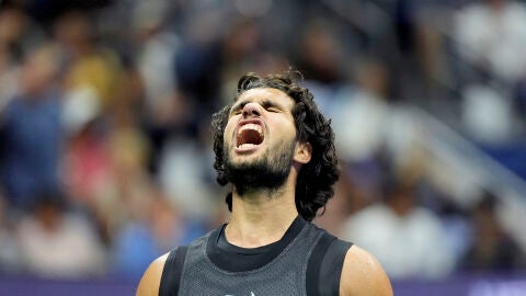 Carlos Alcaraz durante el US Open 2026