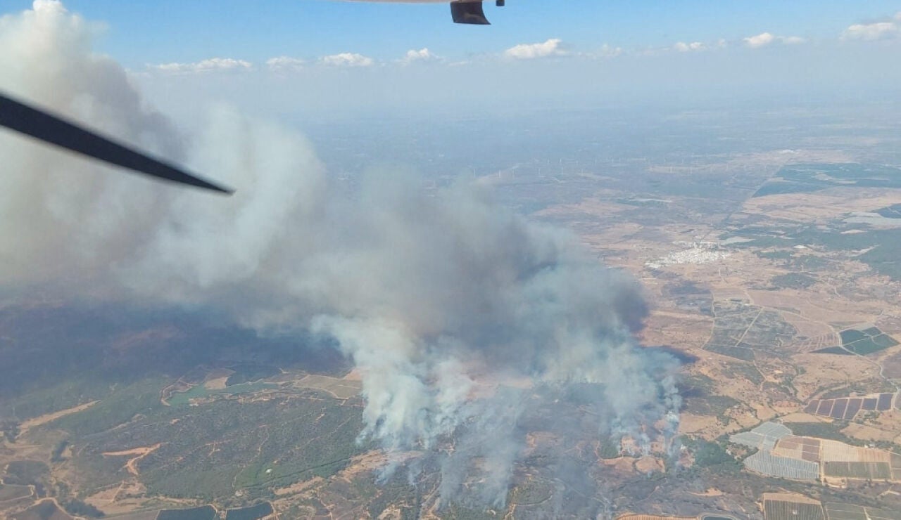 Lugar del incendio
