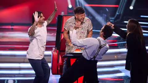 Melendi, Pablo López, Mika y Lola Índigo en La Voz 2026 Melendi, Pablo López, Mika y Lola Índigo en La Voz 2026