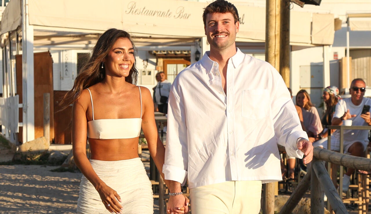 Anna Ferrer y Mario Crist&oacute;bal en su preboda