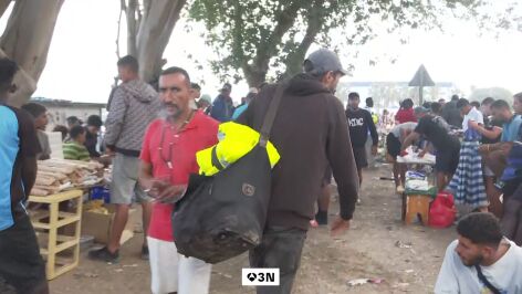 25 euros por una choza: mafias en las playas de Ceuta que cobran por controlar su terreno