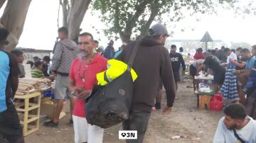 25 euros por una choza: mafias en las playas de Ceuta que cobran por controlar su terreno