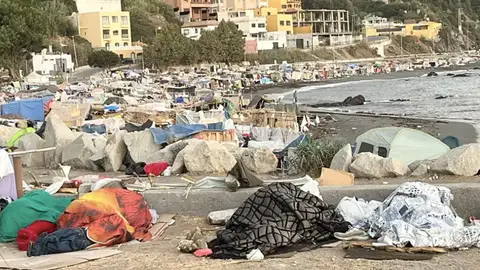Imagen de la Playa del Trampolín Imagen de la Playa del Trampolín