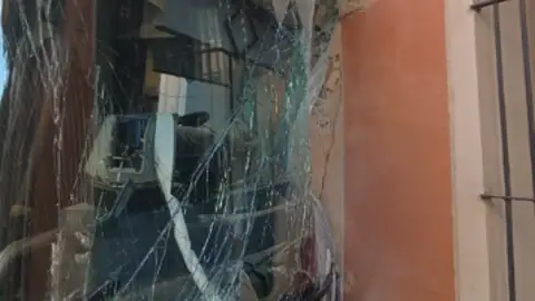 Choque de un autobús Choque de un autobús