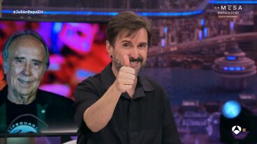 El d&iacute;a que Serrat se declar&oacute; "fan del universo chanante" frente a Juli&aacute;n L&oacute;pez y termin&oacute; invit&aacute;ndolo a un caf&eacute;