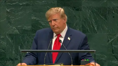 Donald Trump en la Asamblea de la ONU Antena 3 Noticias