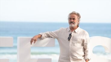 Eduard Fern&aacute;ndez, durante el photocall de la pel&iacute;cula 'El mal padre' 