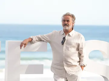 Eduard Fernández, durante el photocall de la película 'El mal padre' Eduard Fernández, durante el photocall de la película 'El mal padre'