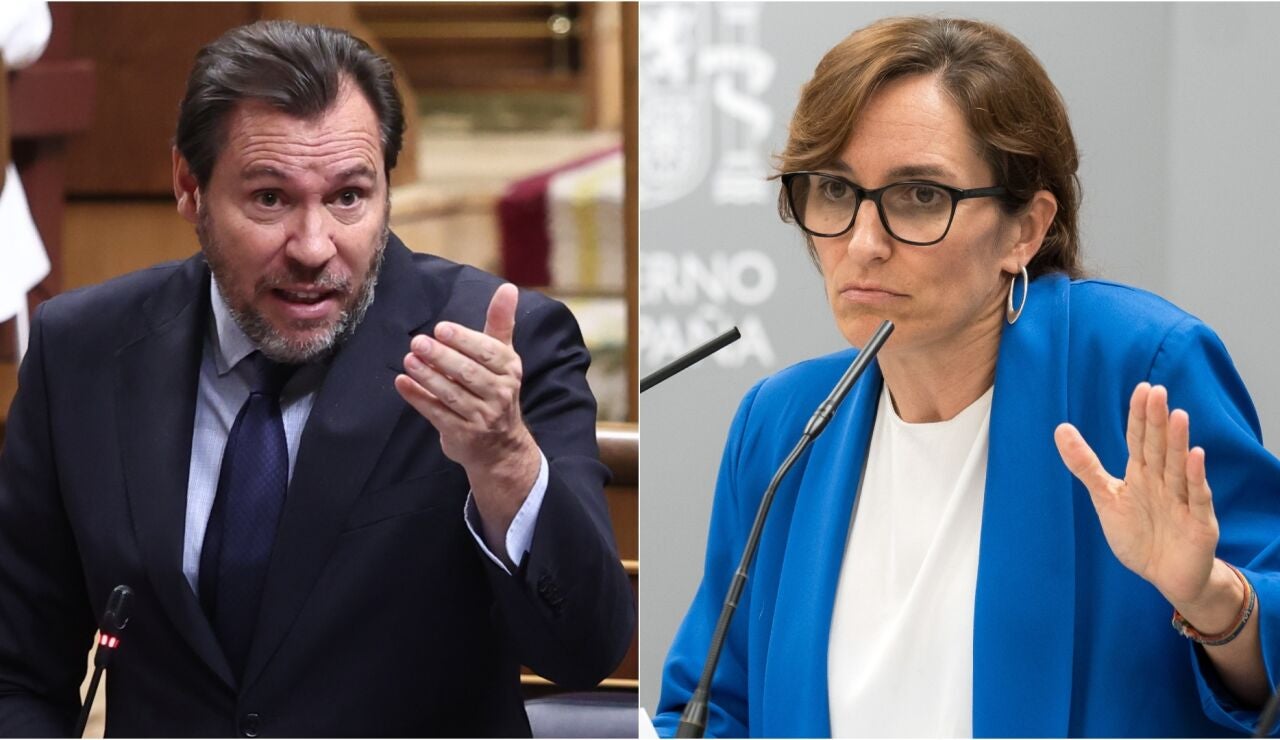 El ministro de Transportes, &Oacute;scar Puente, y la ministra de Sanidad, M&oacute;nica Garc&iacute;a 