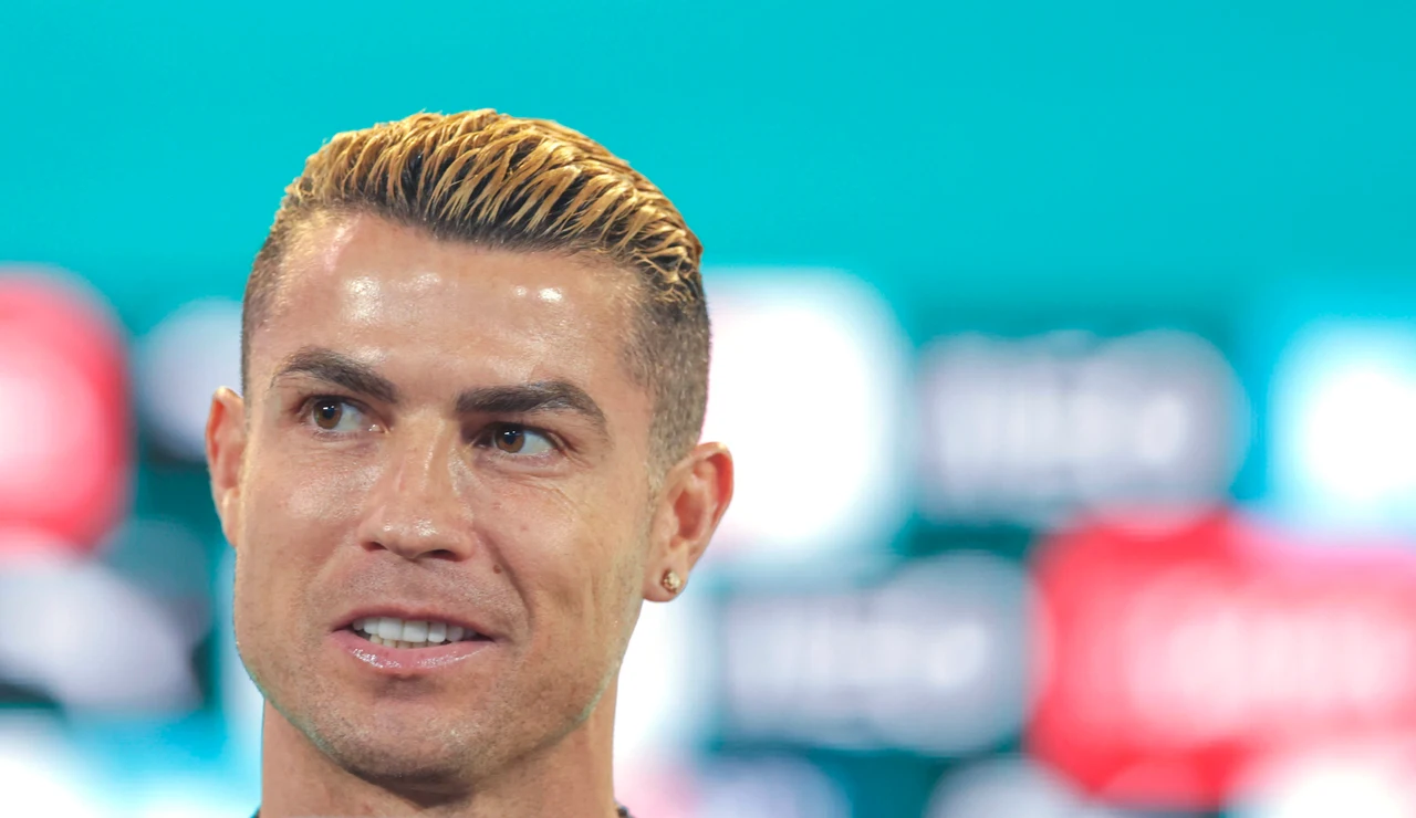 Cristiano Ronaldo, en Oeiras (Portugal)