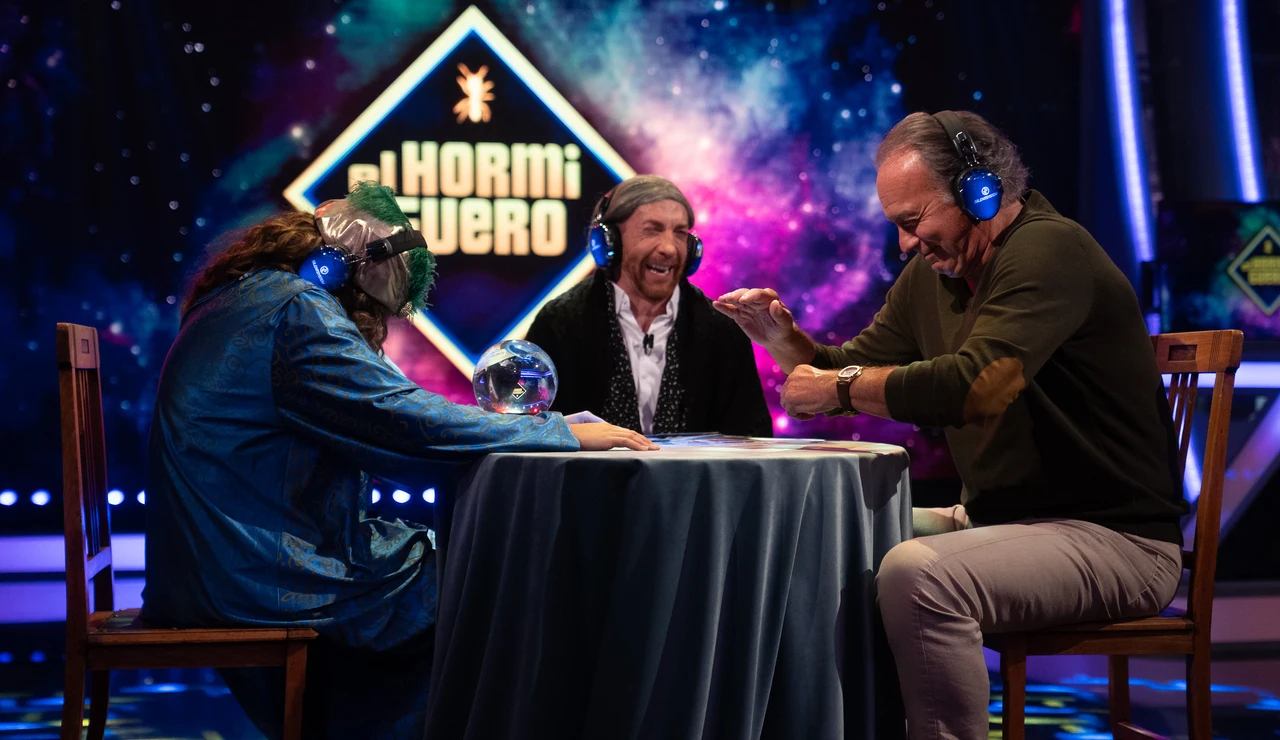 Esperansa Grasia, Pablo Motos y Bertín Osborne en El Hormiguero