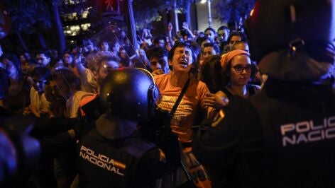 Manifestaci&oacute;n en Madrid por el desahucio de Maricarmen