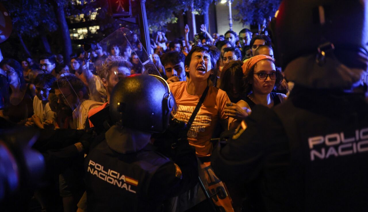 Manifestaci&oacute;n en Madrid por el desahucio de Maricarmen