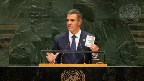 Pedro Sánchez en la Asamblea de la ONU Pedro Sánchez en la Asamblea de la ONU