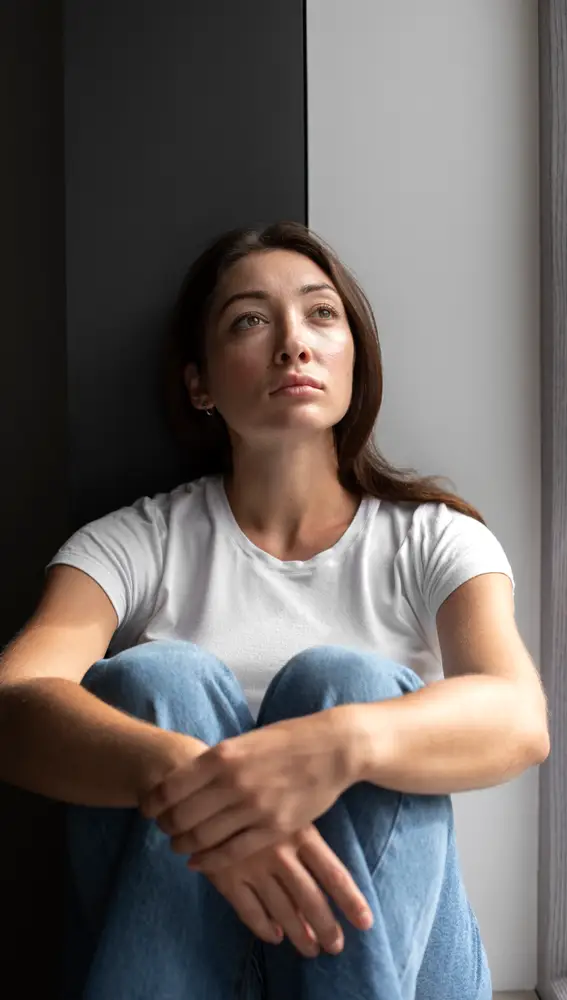 Mujer triste Mujer triste