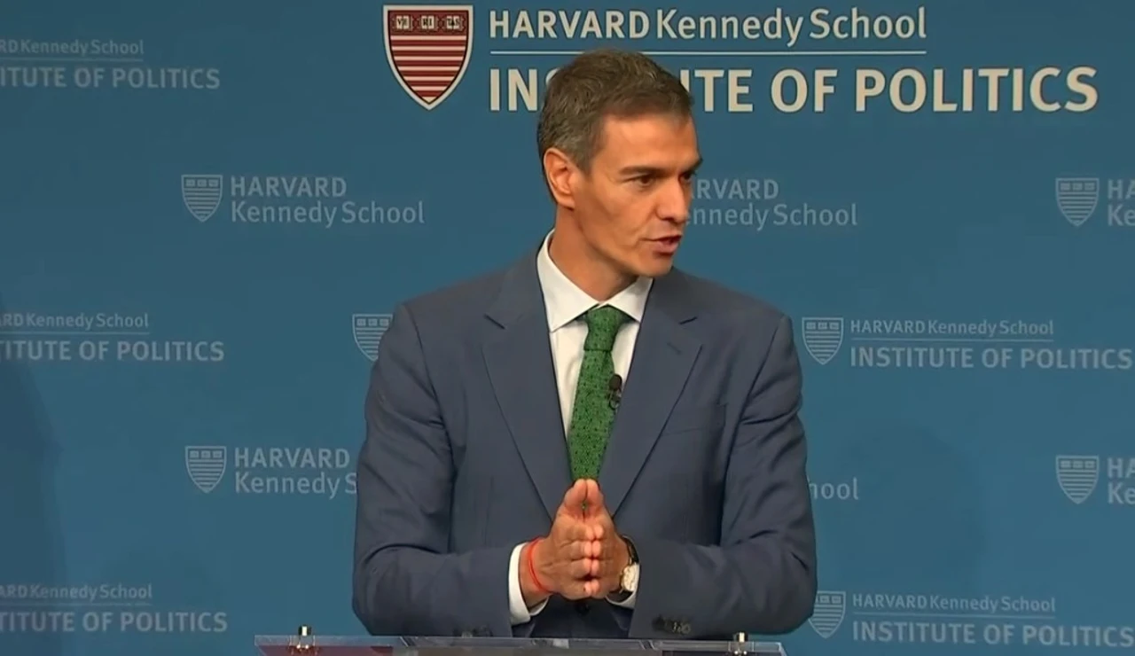 Pedro Sánchez en Harvard
