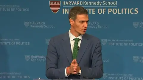 Pedro Sánchez en Harvard Pedro Sánchez en Harvard