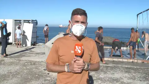 Fallece un inmigrante en Ceuta Fallece un inmigrante en Ceuta