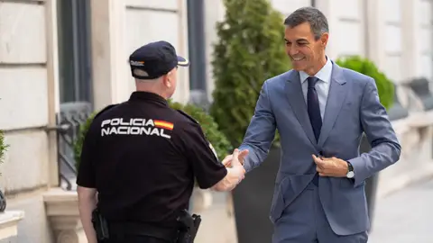 El presidente del Gobierno, Pedro Sánchez, a su llegada a una sesión de control al Gobierno, en el Congreso de los Diputados El presidente del Gobierno, Pedro Sánchez, a su llegada a una sesión de control al Gobierno, en el Congreso de los Diputados