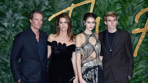 Rande Gerber, Cindy Crawford, Kaia Gerber y Presley Gerber Rande Gerber, Cindy Crawford, Kaia Gerber y Presley Gerber