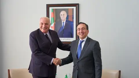 Albares y el ministro de Exteriores marroquí en la ONU Albares y el ministro de Exteriores marroquí en la ONU