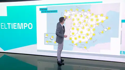 La prevision para el 25 de septiembre La prevision para el 25 de septiembre
