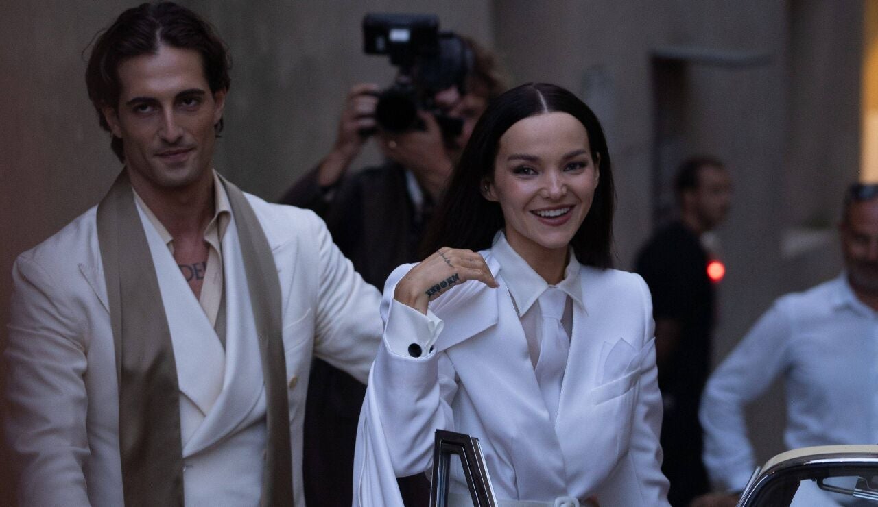 Dove Cameron y Damiano David en su boda