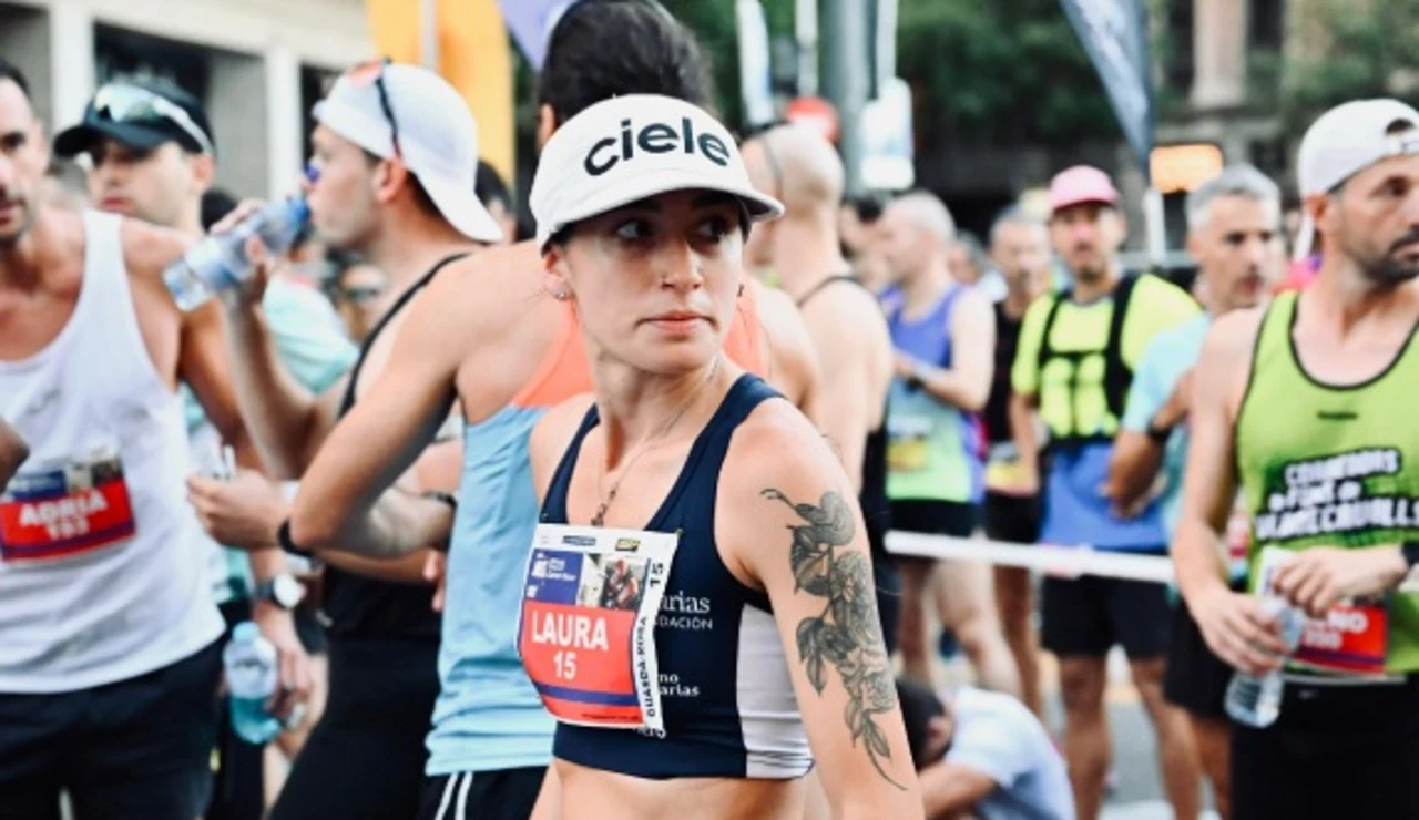 La atleta Laura Rodríguez, en una imagen de su cuenta de Instagram