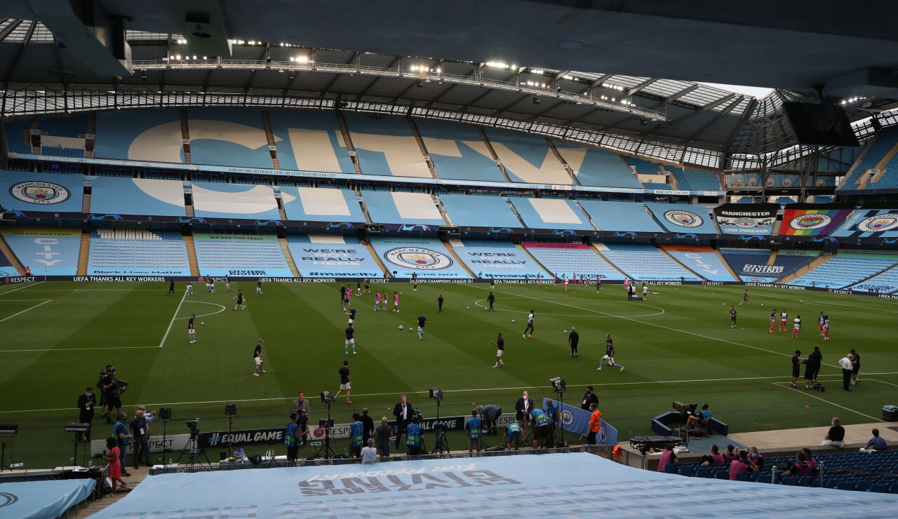 Vista general del Etihad Stadium