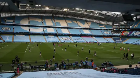 Vista general del Etihad Stadium Vista general del Etihad Stadium