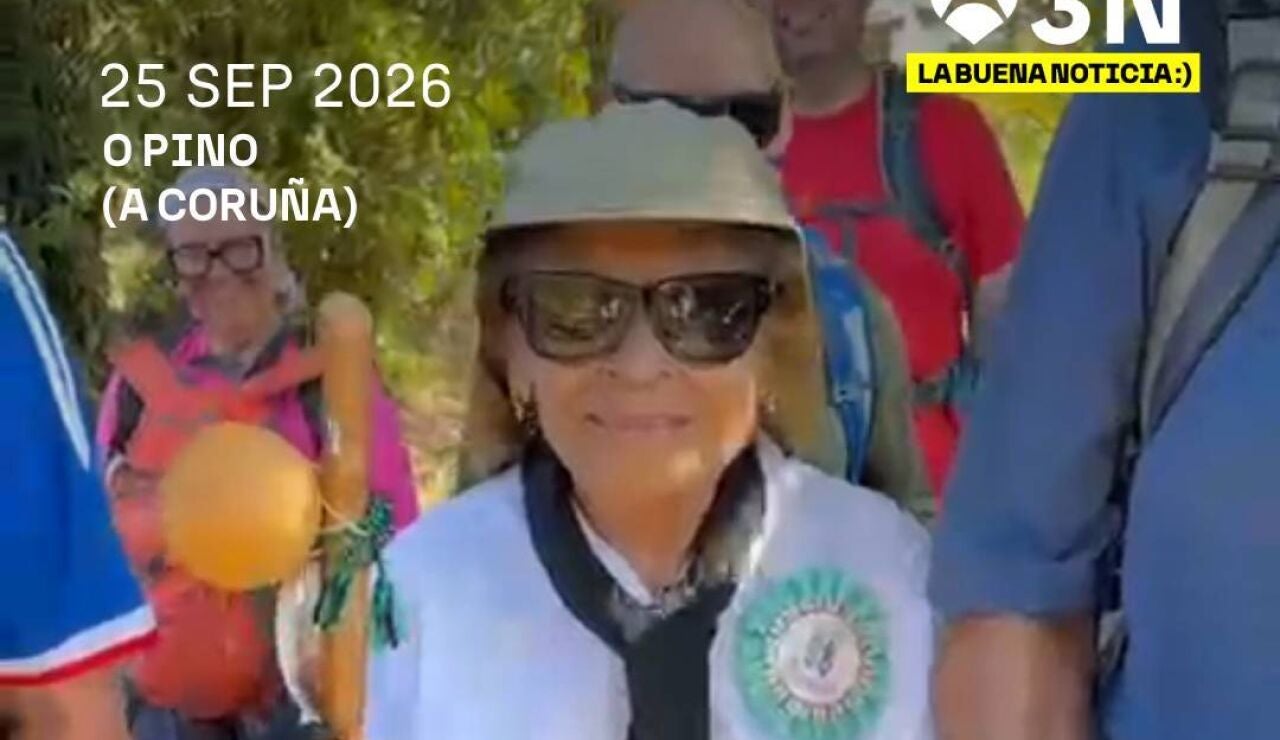 Rufi, la peregrina m&aacute;s veterana