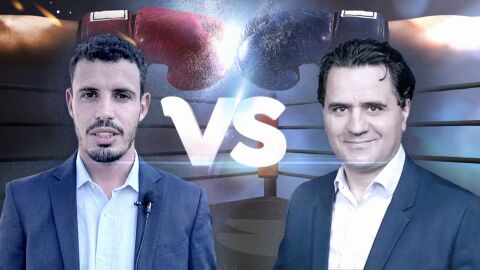 Choque entre Taleb y Samir