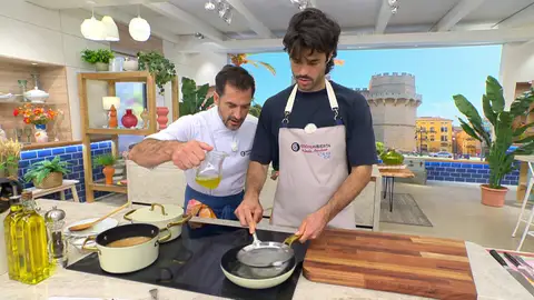 ¿Cómo se liga una salsa pilpil?: los consejos de Joseba Arguiñano para que salga perfecta ¿Cómo se liga una salsa pilpil?: los consejos de Joseba Arguiñano para que salga perfecta