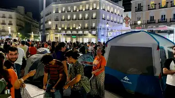 Acampada en la Puerta del Sol Acampada en la Puerta del Sol